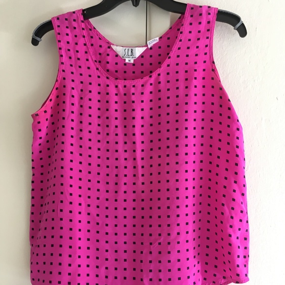 100% Vintage Silk Tank Top - Picture 1 of 3